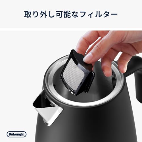 De'Longhi(デロンギ) - エクレティカ 電気ケトル KBY1200J-BK の評価